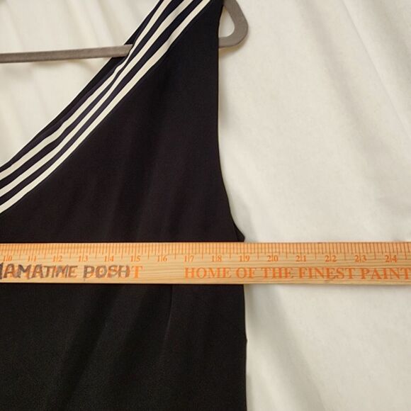 VTG Lauren Ralph Lauren Classic 100% Silk One Shoulder Maxi Dress Sz 8 Old Money - Picture 8 of 9